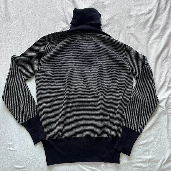 NWOT Giuliva Heritage Domitilla Striped Wool Turtleneck Sweater